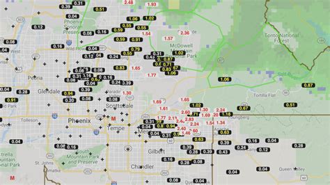 RAINFALL TOTALS: How much has fallen around the Valley? 8/12