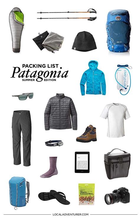 Essential Guide on What to Pack for Patagonia W Hike » Local Adventurer | Winter camping outfits ...