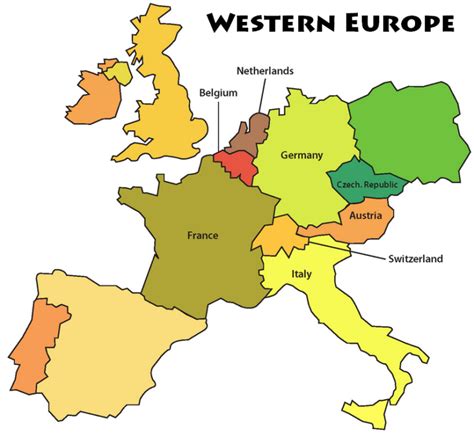 Western and Northwestern Europe – Higher Europe