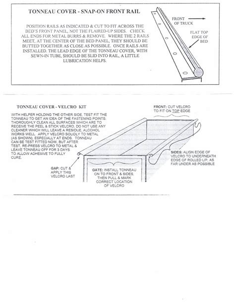 Ford 1950(late)-1972 Tonneau Cover - Fits Ford F Series Flareside Pickups - Black