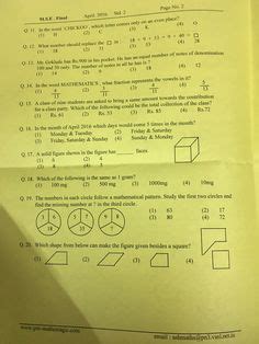 IPM Mega Final Paper Grade 3 | Math word problems, Word problems, Math ...