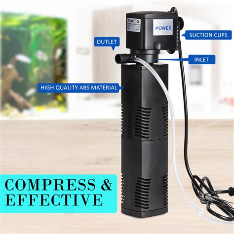 Aqua Aquarium Filter Pump Submersible Pond Marine Water Pump 600L 1200L 1600L | eBay