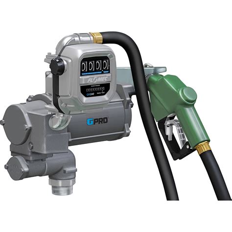 GPro 115/230-VAC Commercial Grade Fuel Transfer Pump With Meter — 35 ...