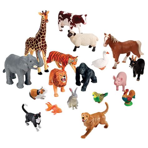 Jumbo Animals Set of 18