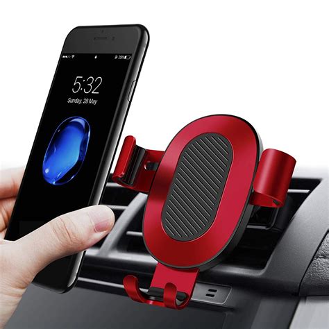 TORRAS Cell Phone Holder for Car, Auto-Clamping Air Vent Car Mount ...