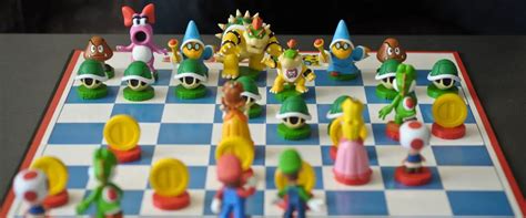 This Super Mario Brothers Chess Set Is Truly Impressive - Geeky