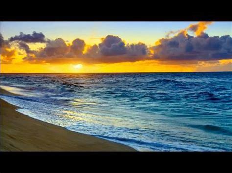 Relaxing Nature Scenes - Hawaii Sunset relaxing ocean waves - YouTube