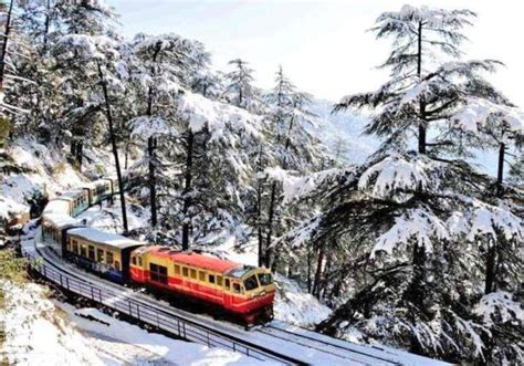 Snow Spell: Kalka Shimla Heritage train journey! See pics and Watch ...