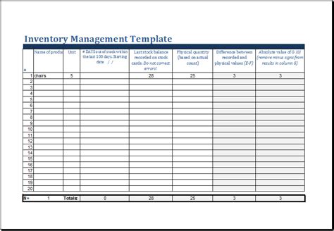 Ms Excel Printable Inventory Management Template Excel Templates | Free Download Nude Photo Gallery