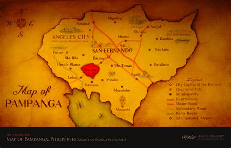 Map of Pampanga by thenonhacker on DeviantArt