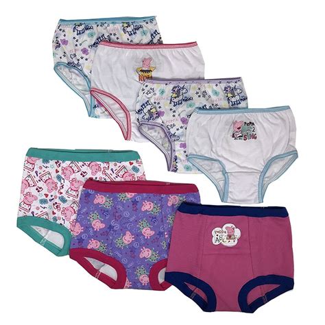 PEPPA PIG TODDLER Girls' 3pk Training Pants and 4pk Panties COMBO PACK ...