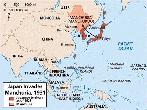 Manchuria Map 1945