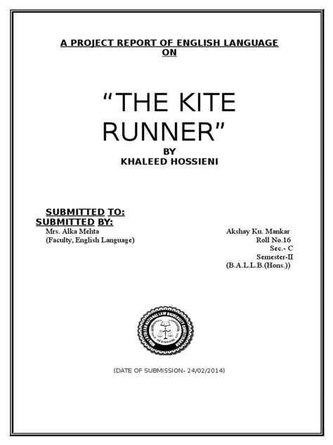 The Kite Runner: Book Review | PDF