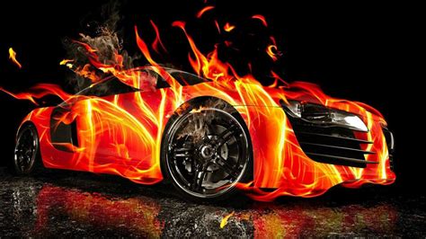 Fire Car Wallpapers - Wallpaper Cave