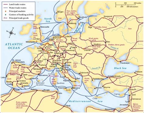 A Fascinating Map Of Medieval Trade Routes | Images and Photos finder