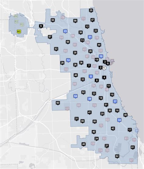 map of Chicago fire stations « chicagoareafire.com