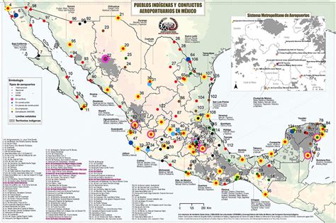 Mapa: Aeropuertos y Conflictos en México – Otros Mundos Chiapas