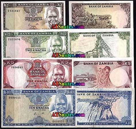 Zambia banknotes - Zambia paper money catalog and Zambian currency history