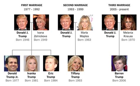 BILLIONAIRE GAMBLER™: Donald Trump family tree