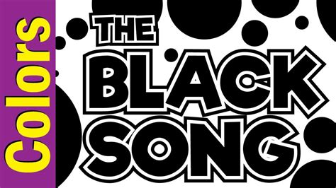 Black Song | Colors Song for Kids ESL & EFL | Colors Song | ESL for Kids | Fun Kids English ...