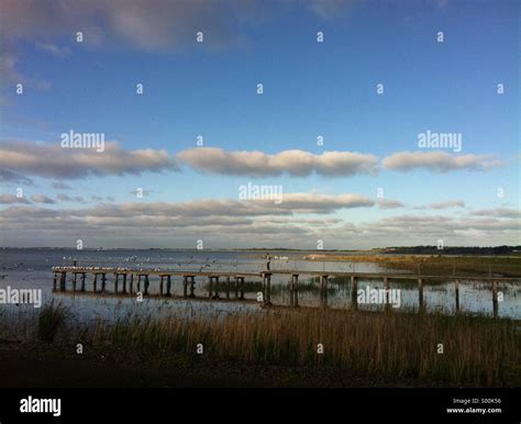 Dock Of The Bay Stock Photo - Alamy