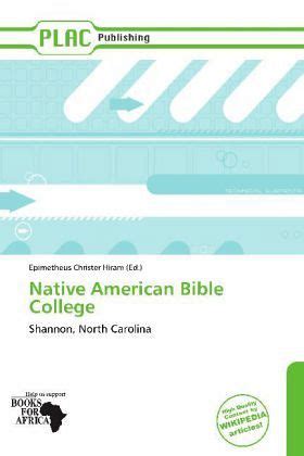 Native American Bible College - englisches Buch - buecher.de