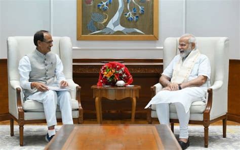 PM meets Madhya Pradesh CM