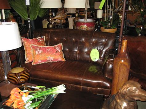 Leather couch at Chintz and company | Dean Shareski | Flickr