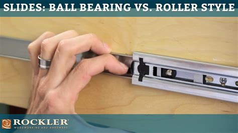 Drawer Slide Tutorial Ball Bearing Vs Roller Style You