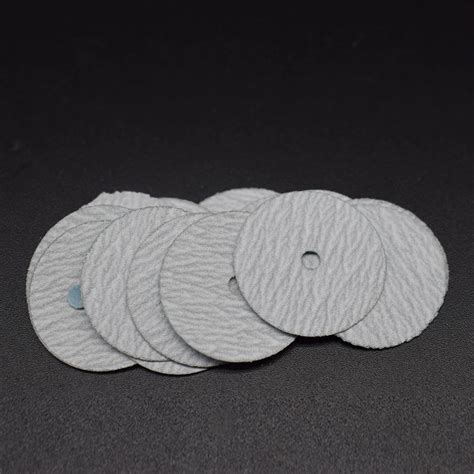 100PCS Grinding White Abrasive Paper 22MM Sanding Disc Electric Die Grinder Accessories Grit 320 ...