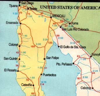 San Quintin Baja California Map - Time Zones Map