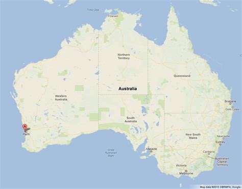 Rottnest Island on Australia Map