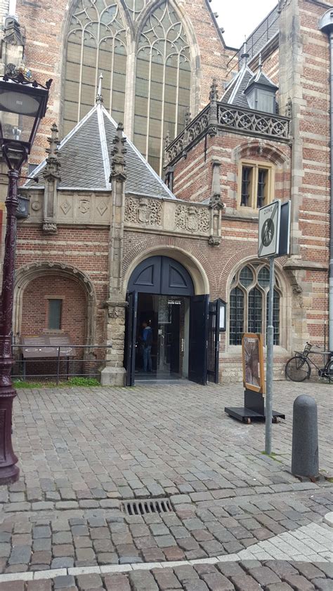 De Oude Kerk - the Old Church in the Red light district of Amsterdam