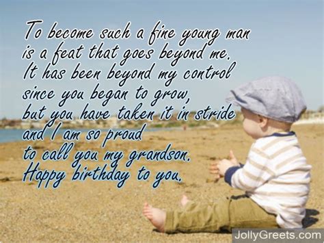 Happy First Birthday Quotes for Grandson | BirthdayBuzz