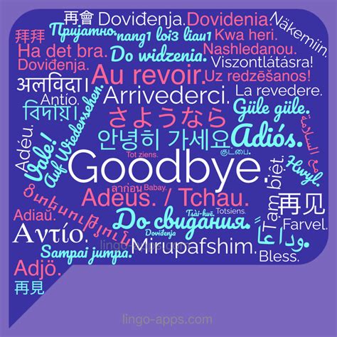 How to Say "Goodbye" in 50 Different Languages? - LingoCards - Top ...