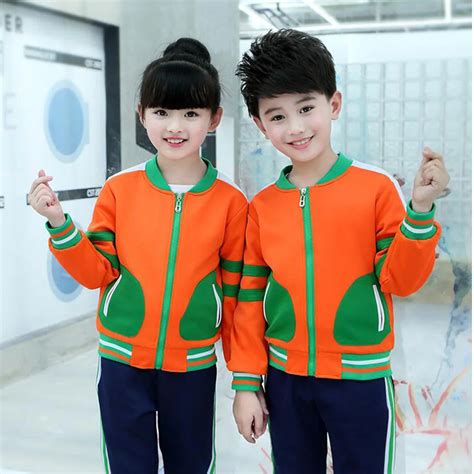 Kids Adults Primary Outdoor Clothes Teen Students Sport Costumes Girls Boys Autumn School ...