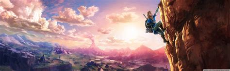 Zelda Breath Of The Wild Wallpaper 1080p - 3360x1050 Wallpaper - teahub.io