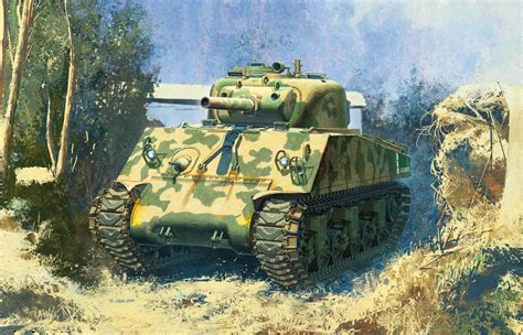HD wallpaper medium tank m4 sherman united states howitzer 105 mm the ...