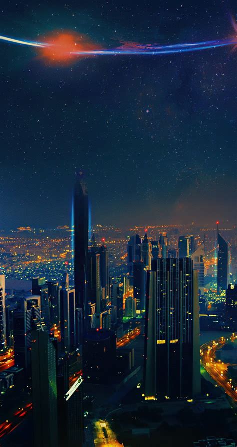 1082x2042 Resolution Futuristic City 4k Fantasy Art 1082x2042 ...