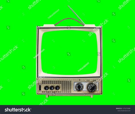 Grungy Vintage Portable Television Isolated Chroma Stock Photo 1275270388 | Shutterstock