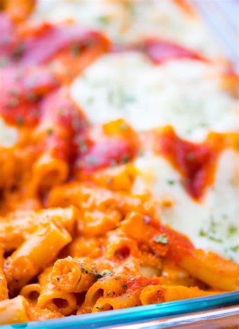 Italian Baked Ziti with Ricotta Cheese Recipe +VIDEO - No Plate Like Home