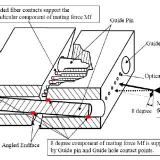 MT ferrule / plug endface. Co-ordinate for each core. | Download ...