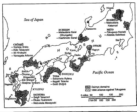 Outer Daimyo 1868 | Asia map, Sea of japan, Yamagata