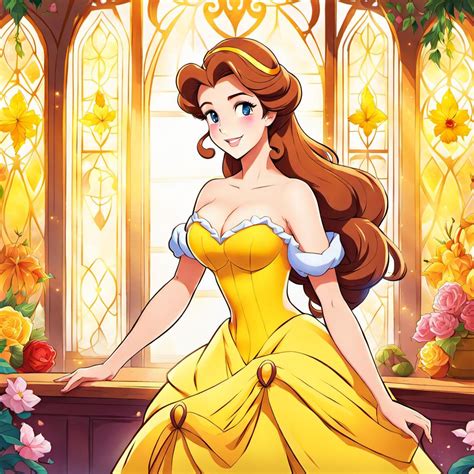 Disney Anime Princess Belle 2 by LordSopping1884 on DeviantArt