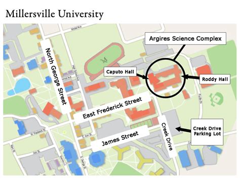 Millersville University Campus Map