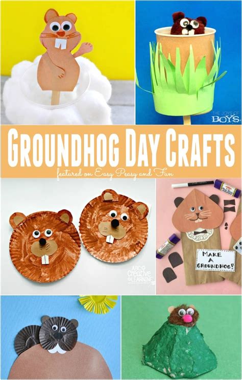 Groundhog Day Crafts for Kids - Easy Peasy and Fun