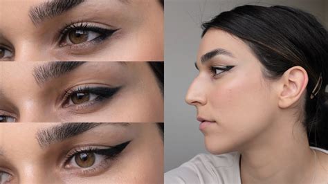 3 different looks - winged eyeliner for hooded eyes - YouTube