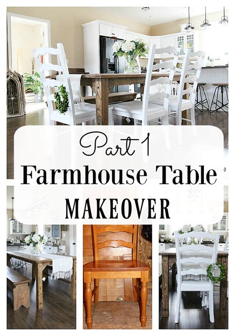 FARMHOUSE TABLE MAKEOVER - PART 1 - FARMHOUSE 40