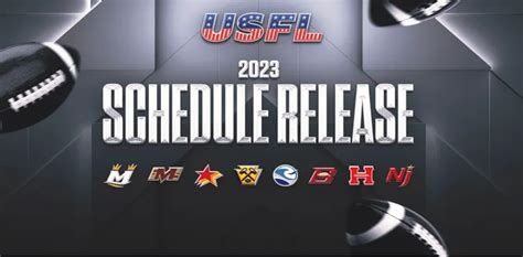 USFL SCHEDULE: FULL 2023 WEEK-BY-WEEK MATCHUPS - OnFocus