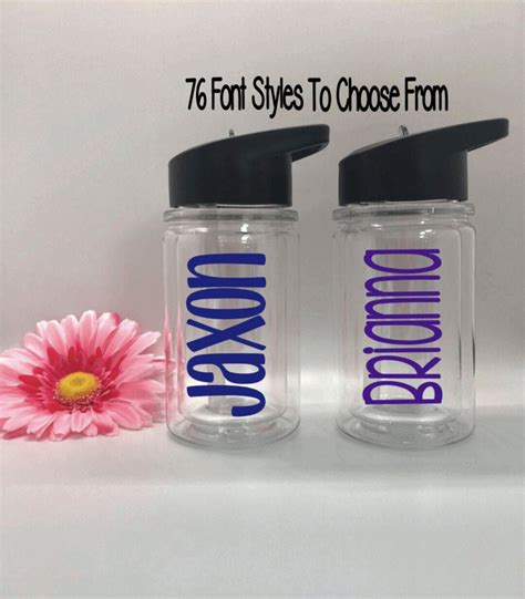 Personalized Water Bottle With Straw for Kids Personalized Kids Cup Kids Party Cups Party Favor ...